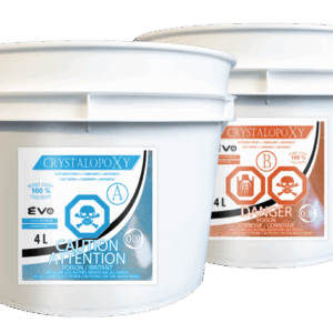 CRYSTALOPOXY - Époxy de finition - ÉVO - Kit - Grand