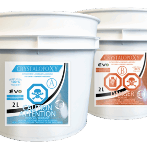 CRYSTALOPOXY - Époxy de finition - ÉVO - Kit - Moyen