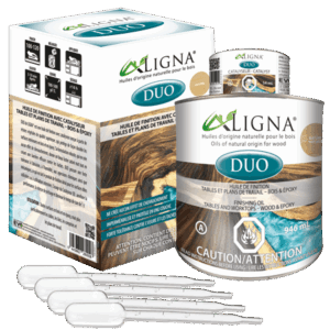 DUO - Huile de Finition avec Durcisseur - Bois & Époxy - LIGNA