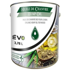 HUILE DE CHANVRE - Biologique - ÉVO - 3.78 L