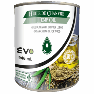 HUILE DE CHANVRE - Biologique - ÉVO - 946 mL