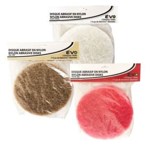 Disque abrasif en nylon - 2 Unités - ÉVO