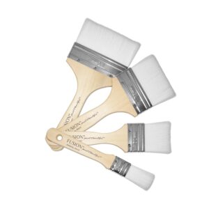 Pinceaux Plats Économiques - Plusieurs Formats - FUSION