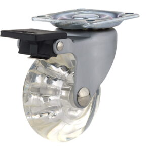 Roulette pour meubles transparente contemporaine