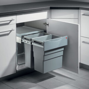 Centre de recyclage Easy Cargo 1 x 30 L et 1 x 19 L