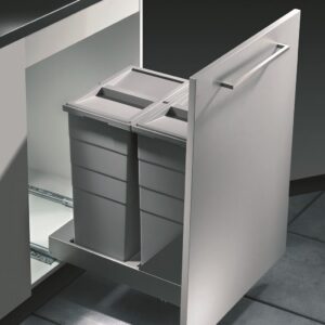 Centre de recyclage à montage par le bas 2 x 29 L