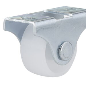 Roulette pour meuble contemporaine blanche