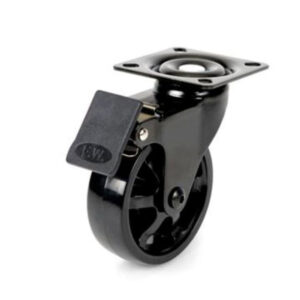 Roulette contemporaine à double anneau de plastique