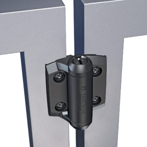 Charnière de barrière à fermeture automatique pour barrière de métal