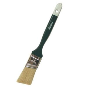 Pinceau de soie blanche - Coupe angulaire