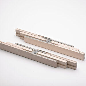 Coulisse en bois pour table à patte centrale