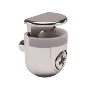 Support à tablette de verre Peki, réglable de 4 à 10 mm (de 5/32 à 13/32 po)