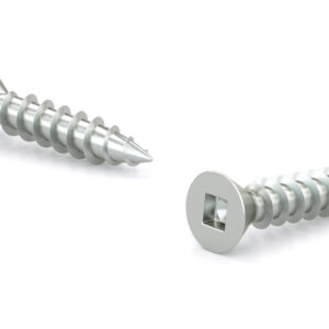 Vis à bois, tête plate, gros filet